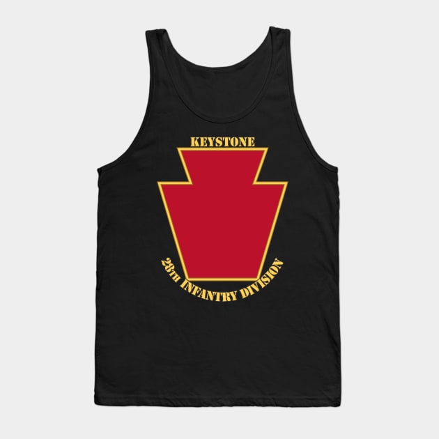 28th Infantry Division Tank Top by MBK